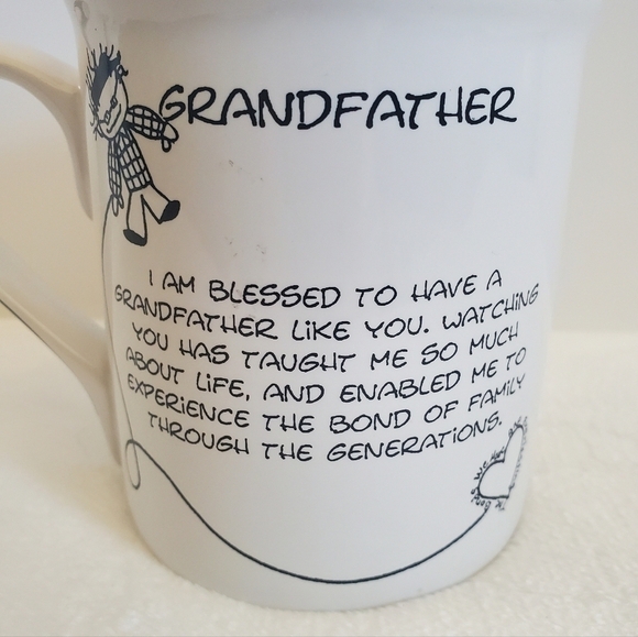 CHILDREN Of The Inner Light Grandfather White Black Coffee Cup Mug - Picture 4 of 14
